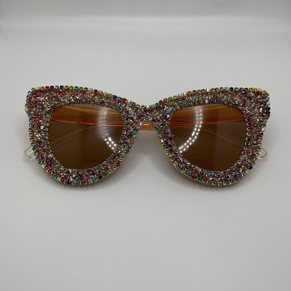 2024 Chic Rhinestone Sunglasses for Women NWT